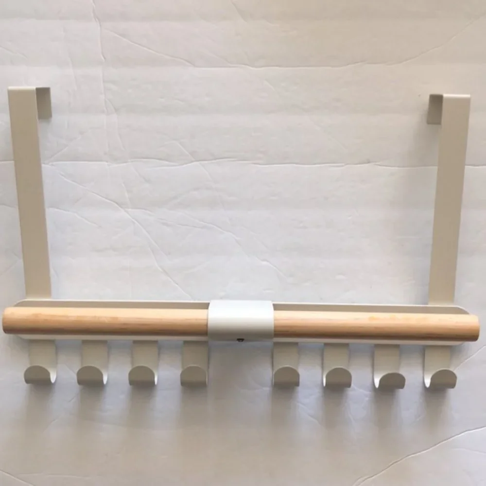 Squared Away Over-the-Door Accessory Organizer in Blond/Coconut Milk